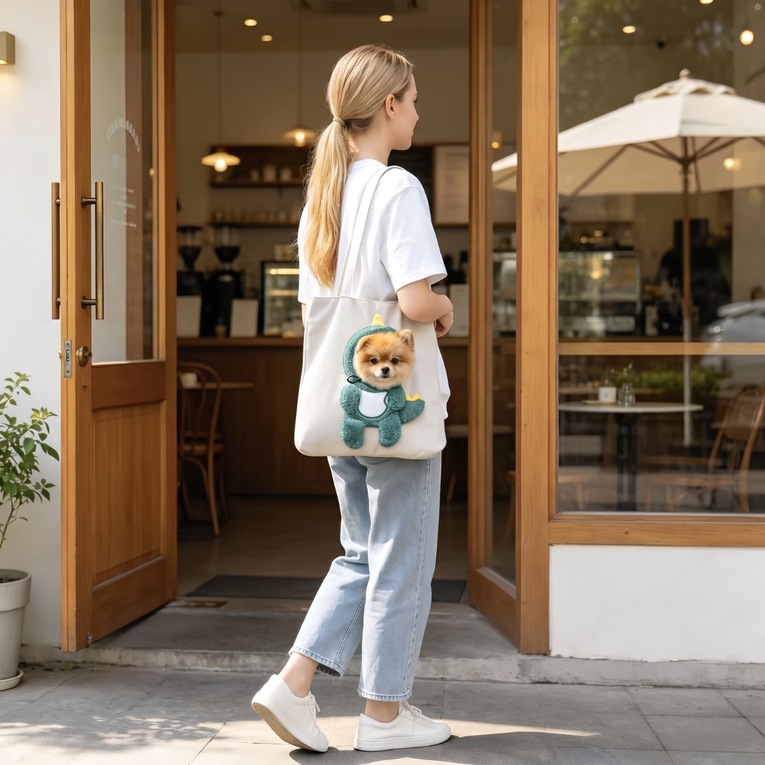 K9Biolabs Peek-A-Paw Pet Carrier Tote Bag