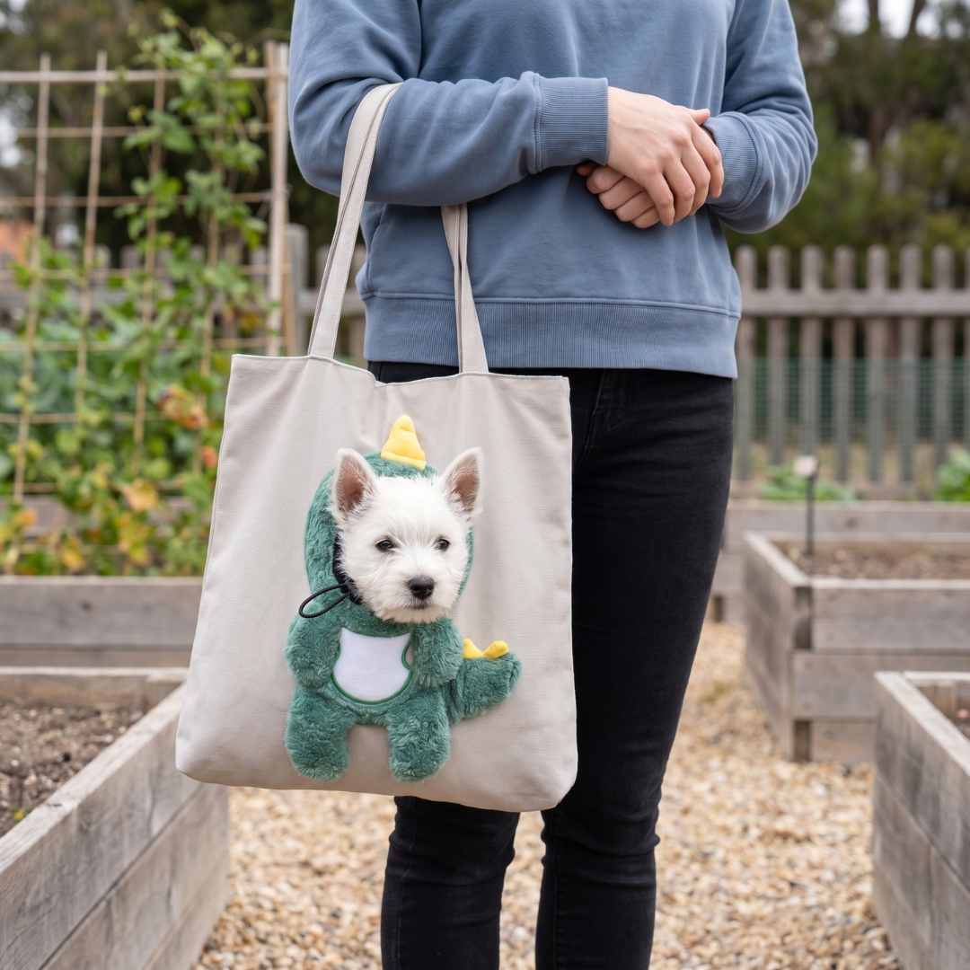 K9Biolabs Peek-A-Paw Pet Carrier Tote Bag