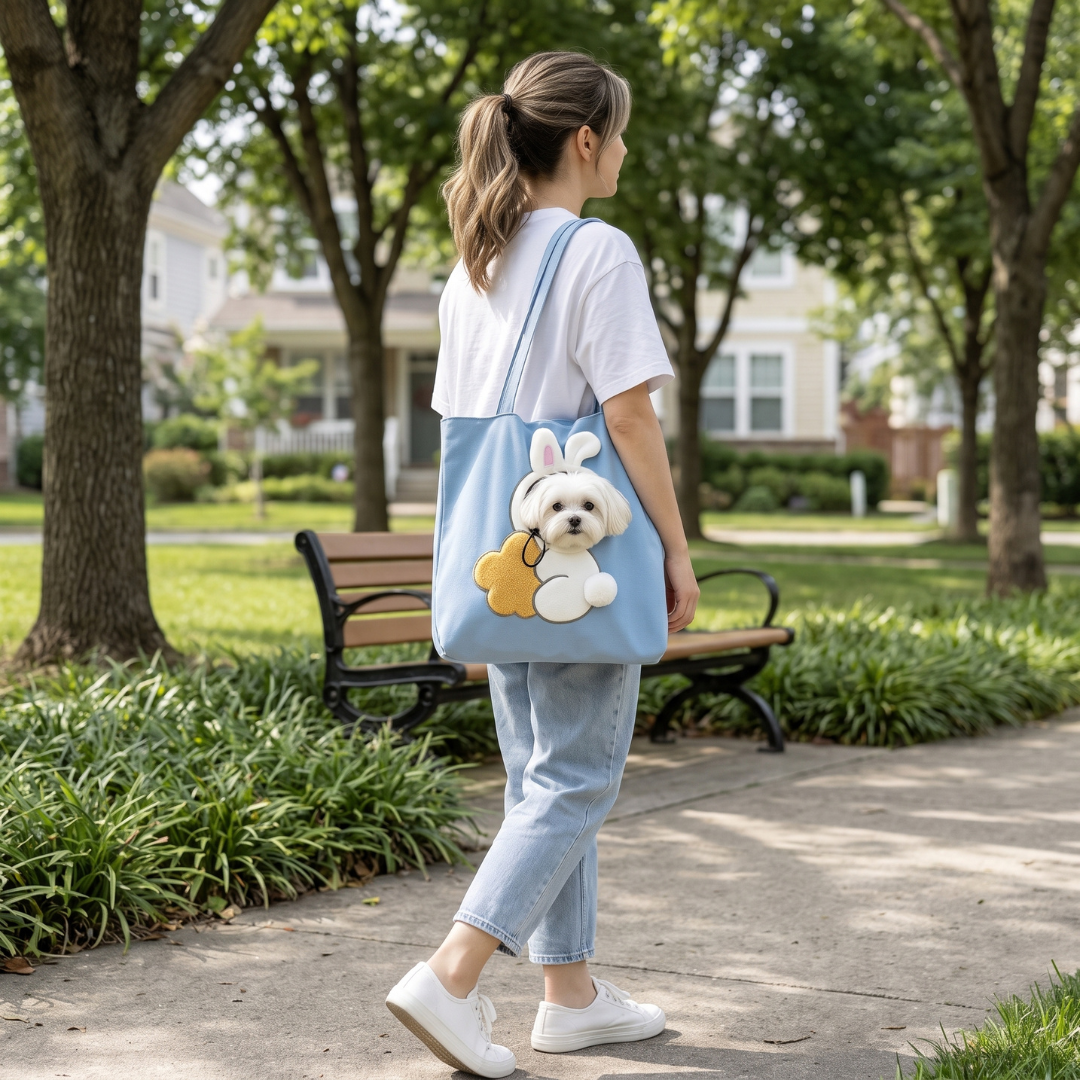 K9Biolabs Peek-A-Paw Pet Carrier Tote Bag
