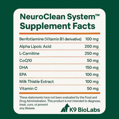 NeuroClean™ - Senior Dog Brain Support