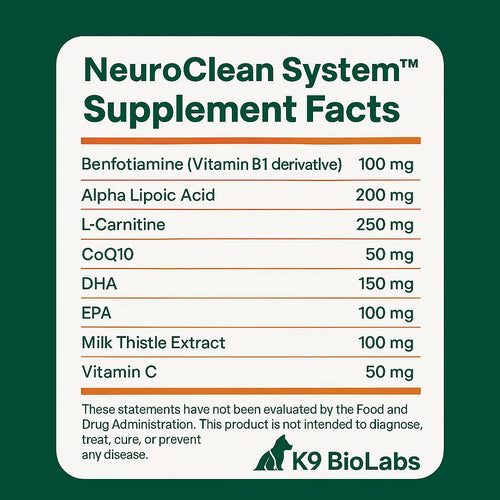 NeuroClean™ - Senior Dog Brain Support